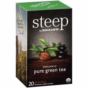 STEEP 17703 STEEP ORGANIC TEA PURE GREEN (6BX/20)